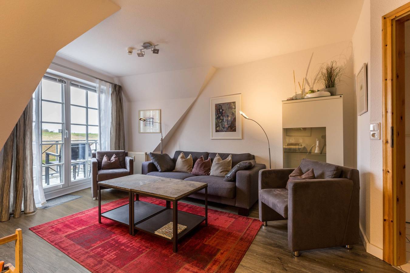 Ganze Wohnung, Moderne Ferienwohnung Ulstrup am Deich mit Wlan und Balkon in St. Peter-Bad, St. Peter-Ording