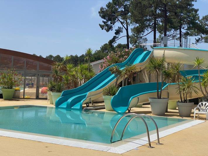 Camping pour 8 personnes, avec piscine ainsi que sauna et terrasse, animaux acceptés au Cap Ferret - 4