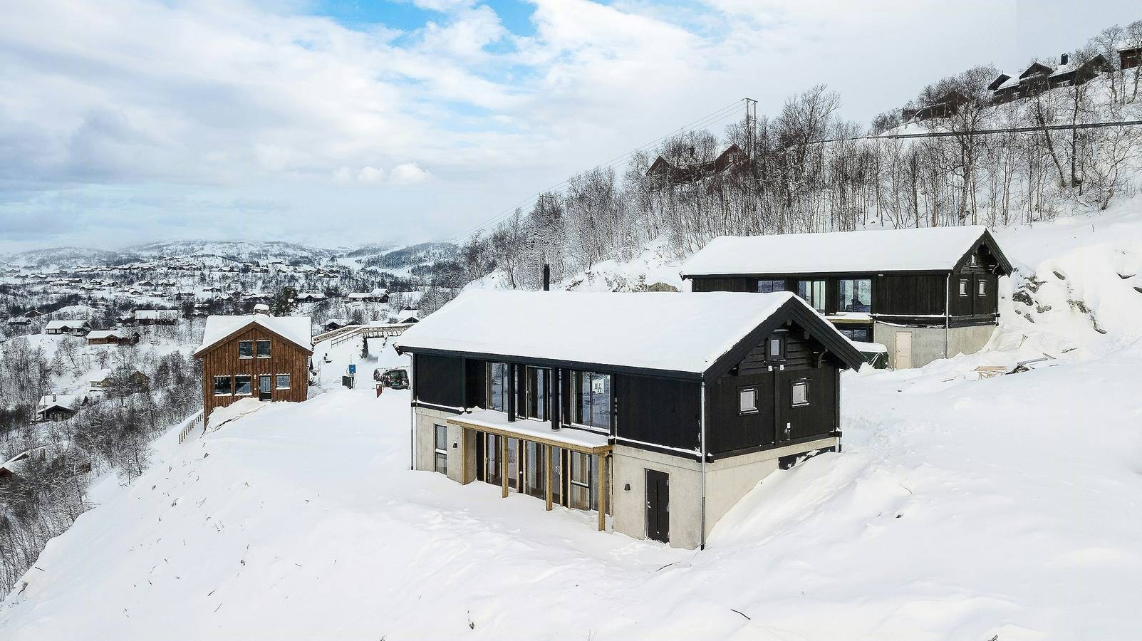 Lys og moderne hytte med fantastisk fjellutsikt in Vinje 