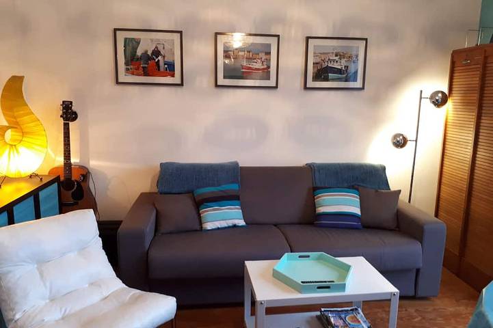Ganze Wohnung, Wohnung 40 m2, sehr komfortabel, nach Süden ausgerichtet, Le Tréport voll Zentrum und Strand in Le Tréport, Dieppe und Umgebung