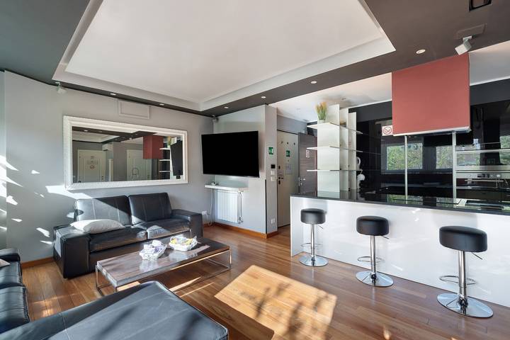 Hel lejlighed, Apartment 'Auditorium Deluxe' with Balcony, Wi-Fi and Air Conditioning in Rom, Rom Provinsen