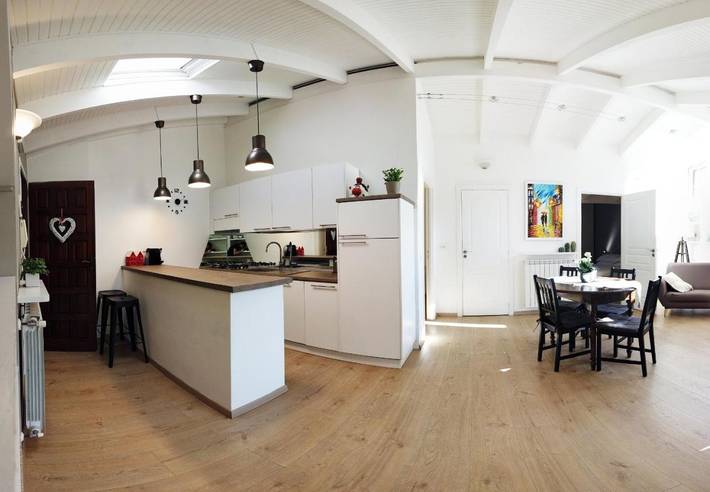 Appartement de vacances pour 4 personnes, avec Balcon ainsi que Terrasse et Vue