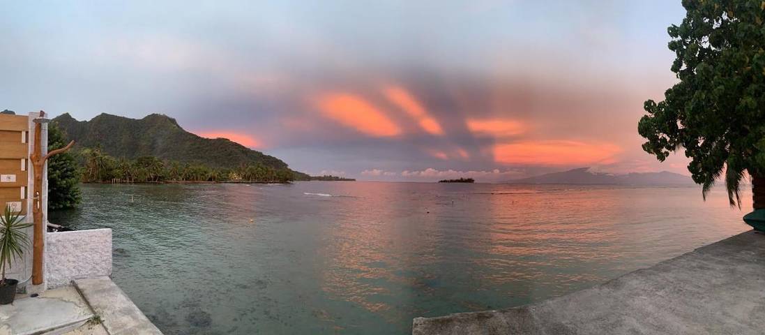 Villa pour 6 personnes, avec jardin et vue dans Mo'orea