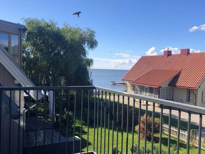 Apartament wakacyjny dla 3 osób, z widok i widok na jezioro oraz balkon w Mierzeja Kurońska