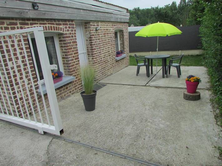 Location de vacances pour 2 personnes, avec vue et jardin à Ponthoile