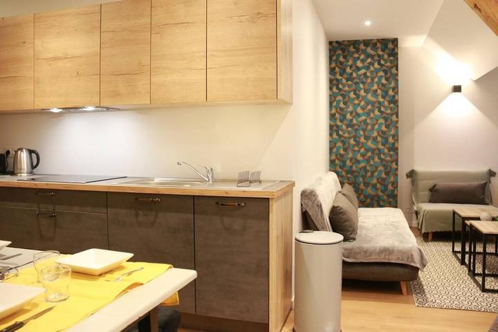 Gîte pour 6 personnes, avec Vue à Lullin