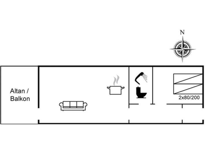 Ferienwohnung für 2 Personen, mit Balkon und Pool in Fanø Bad - 2