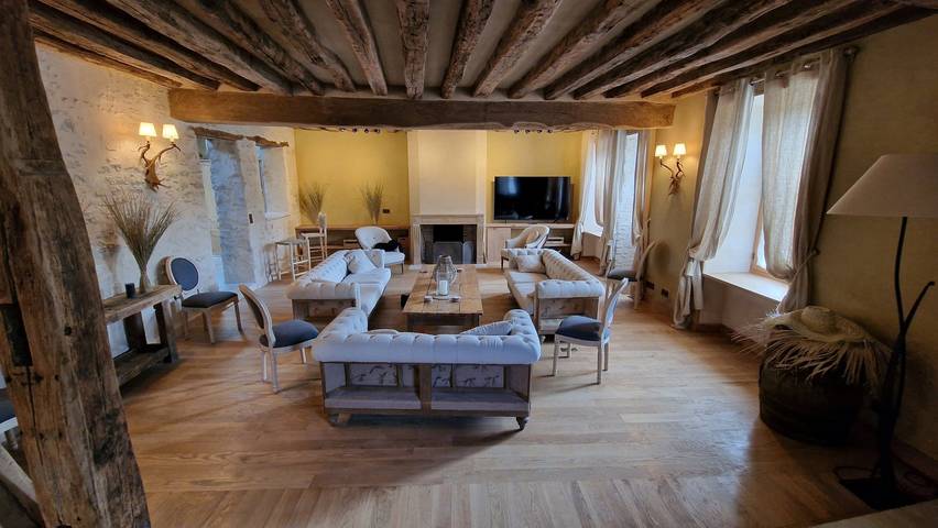 Gîte pour 15 personnes, avec jardin