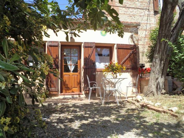 Gîte pour 2 personnes, avec terrasse à Ponteilla