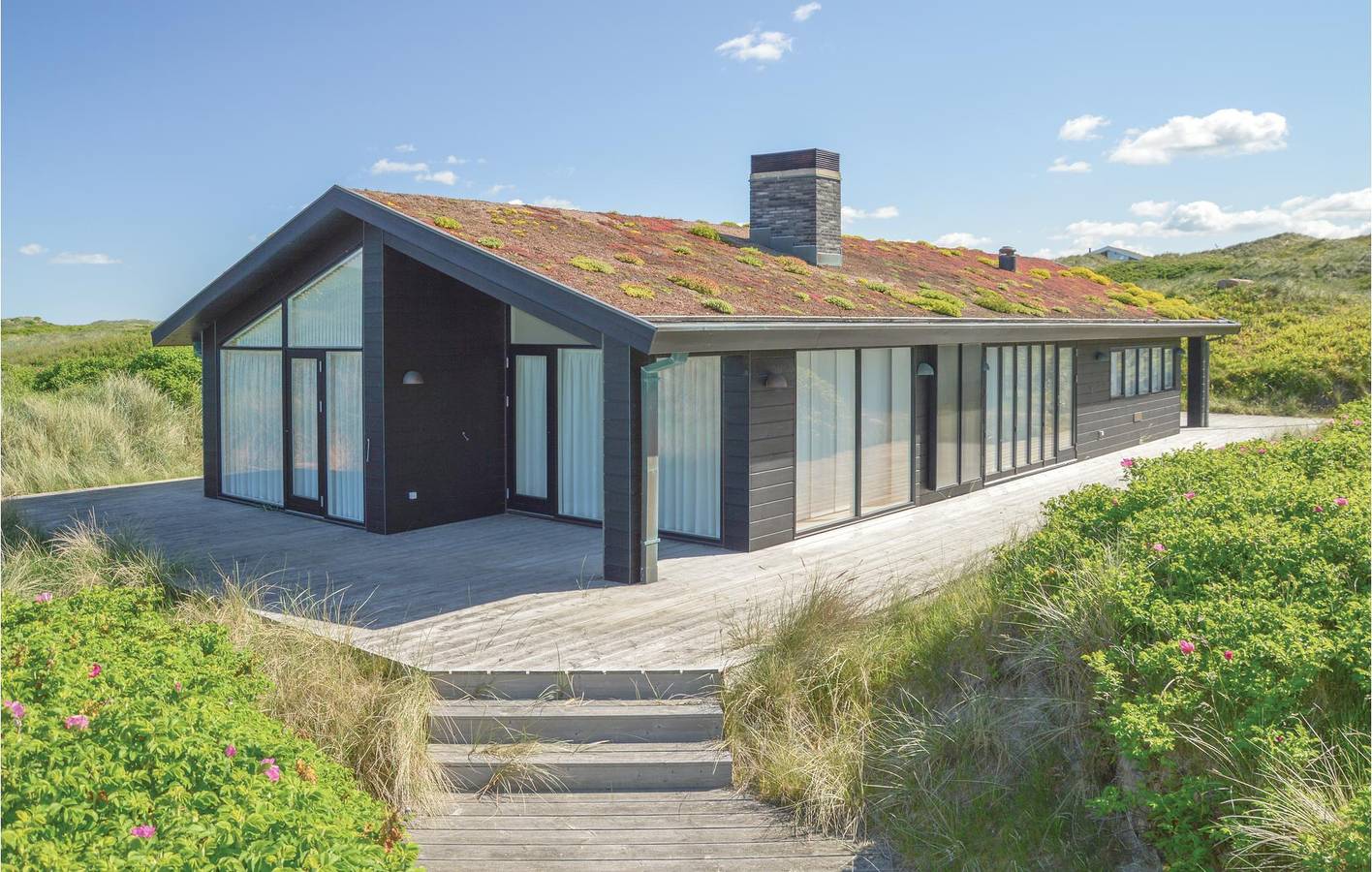 Ferienhaus für 5 Personen mit Terrasse in Løkken, Hjørring und Umgebung
