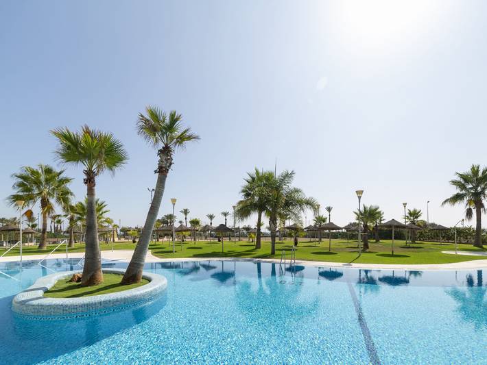 Vakantiewoning voor 4 personen, with Balkon and Terras as well as Tuin in Roquetas de Mar