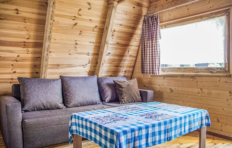 Ferienhaus für 4 Personen mit Terrasse in Granica Łazy, Jezioro Jamno