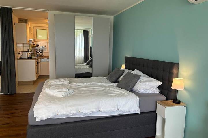 Ganze Wohnung, Modernes Ferienappartement mit Panoramablick & Wohlfühlkomfort in Oberteuringen, Region Bodensee-Oberschwaben