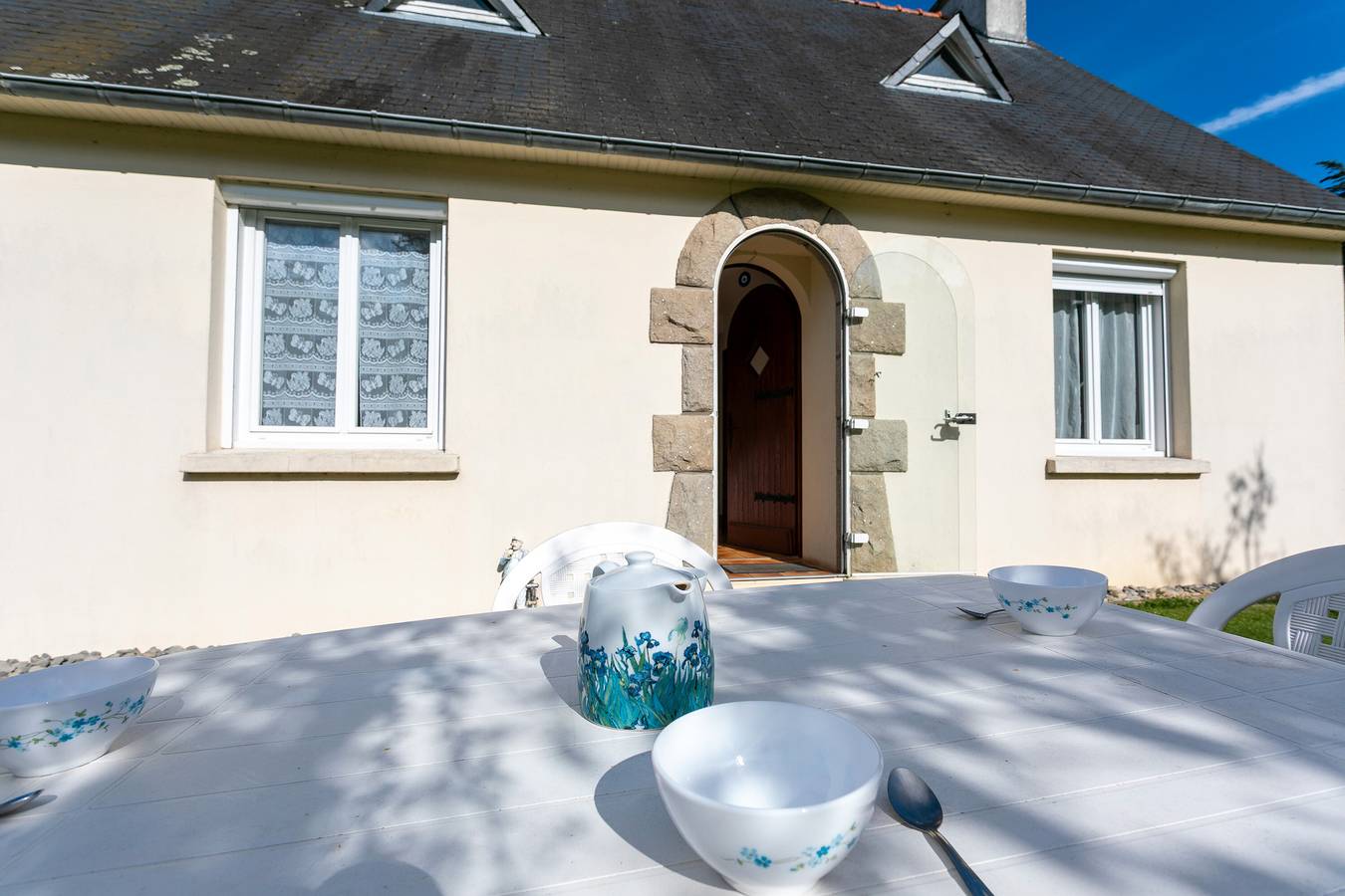 Ferienhaus 'Maison Plouha Proche Plage' mit privater Terrasse und privatem Garten in Plouha, Côte de Goëlo