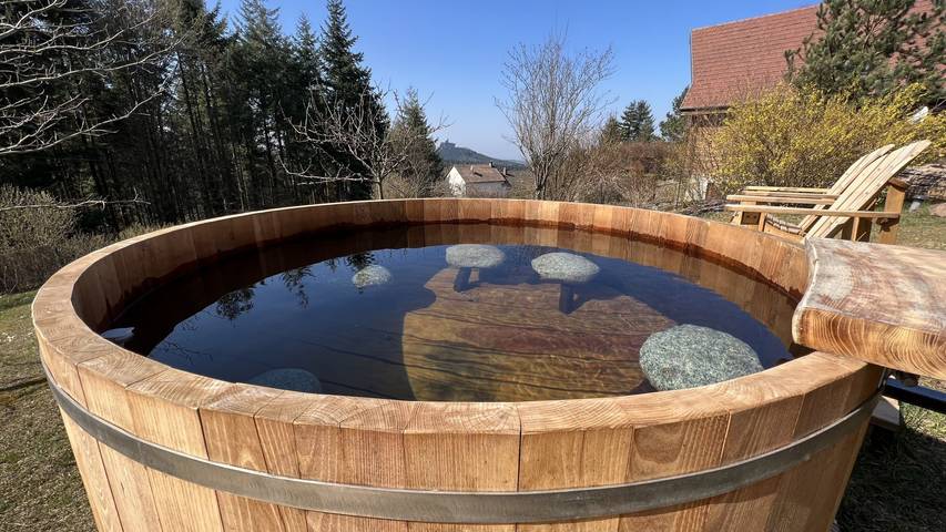 Gîte pour 8 personnes, avec jardin et sauna ainsi que jacuzzi et terrasse à Dabo - 2