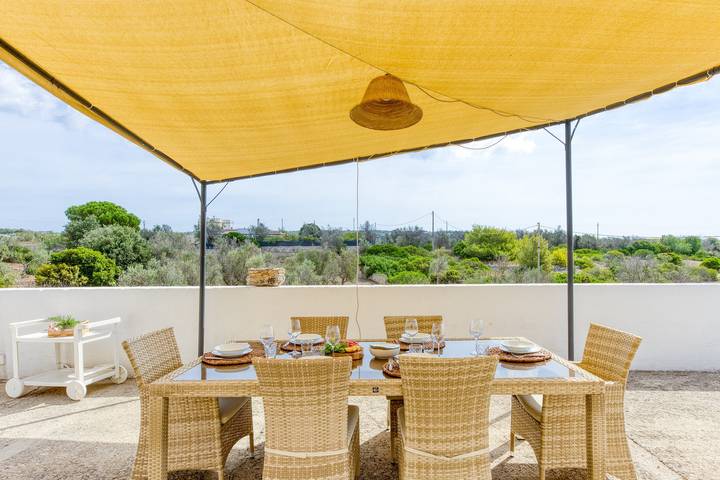 Maison de vacances pour 10 personnes, avec jardin, animaux acceptés à Leuca