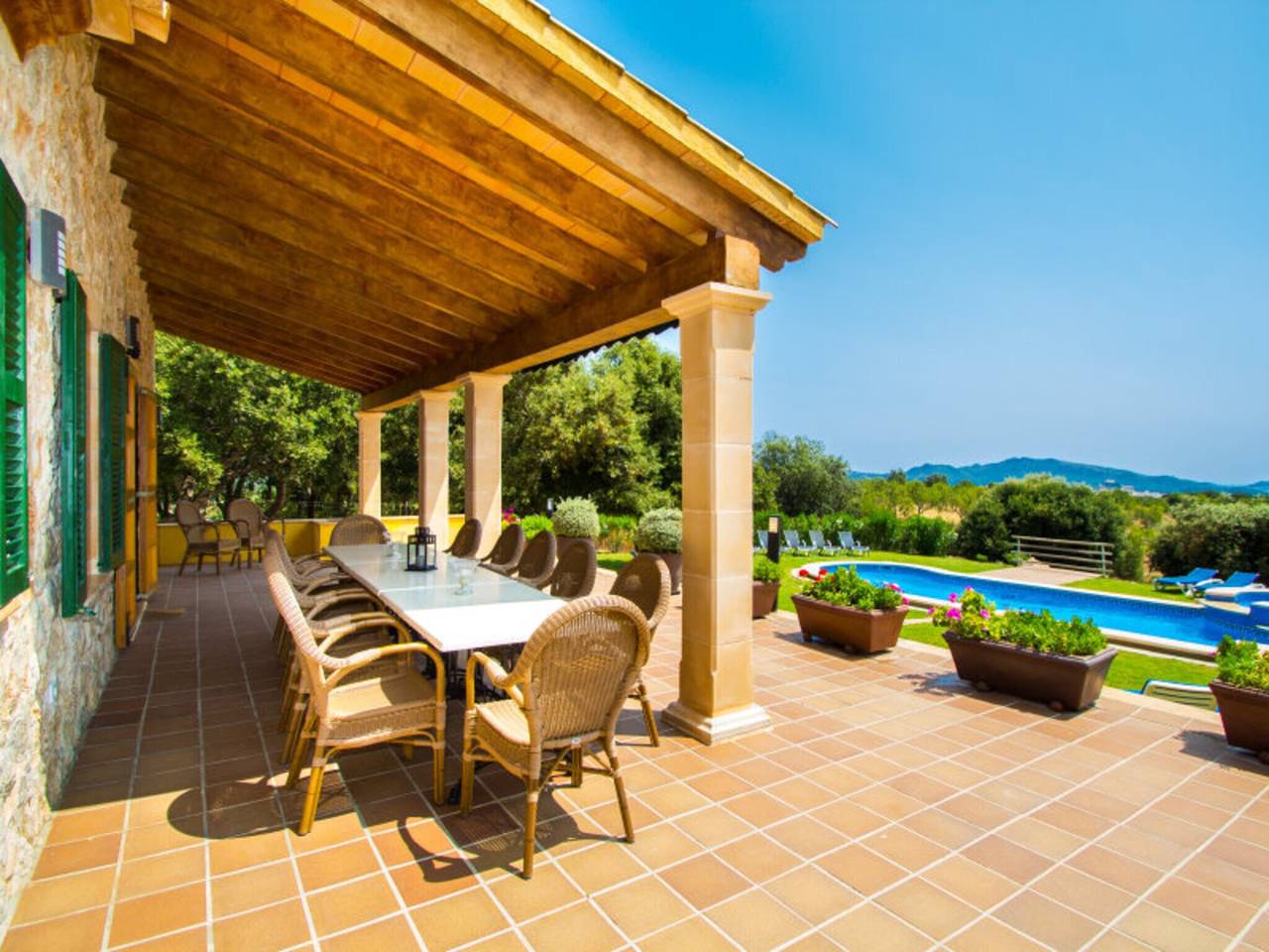 Finca 'Can Fena' mit Bergblick, privatem Pool und Wlan in Artà, Mallorca Osten