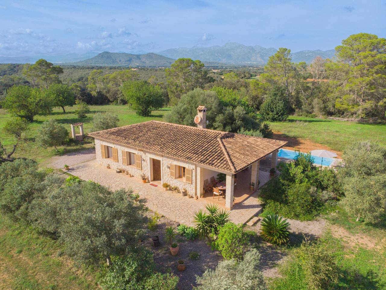 Casa rural en Llubí con piscina privada in Llubí, Interior de Mallorca