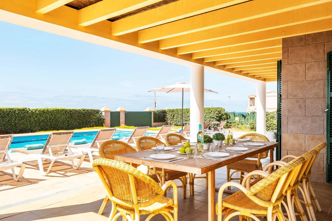 Chalet para 8 personas con jardín in Cala Blanes, Ciudadela