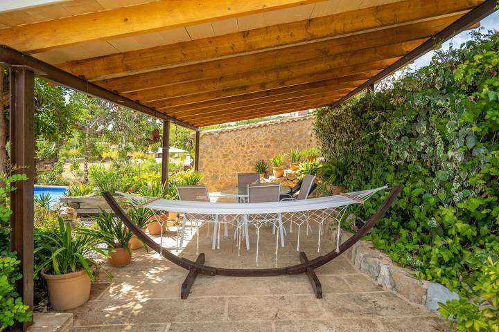 Finca "Can Pulit" mit Pool, Garten, Klimaanlage und Wlan in Selva, Mallorca Inselmitte