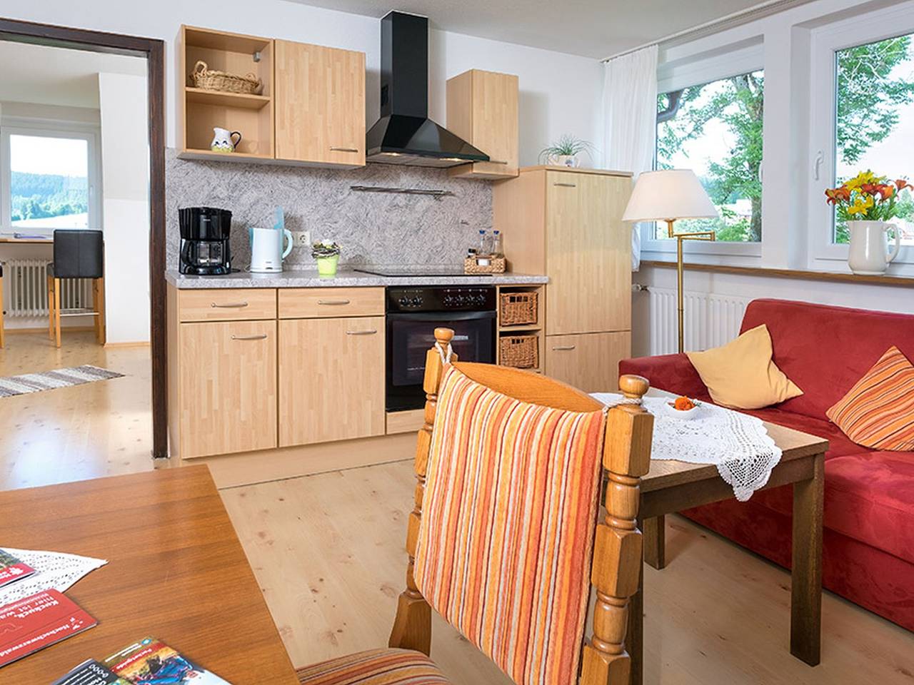 Ganze Wohnung, Ferienwohnung 'Meierhof, 38qm' mit gemeinsamer Terrasse, gemeinsamem Garten und Wi-Fi in St. Märgen, Südschwarzwald