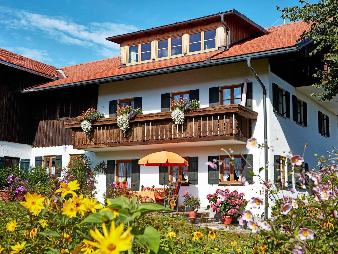 Ganze Ferienwohnung, Kögel, Ferienhaus - Ferienwohnung Zugspitz, 1 Schlafzi., Bad/Du/Wc in Nesselwang, Bayerisch Schwaben