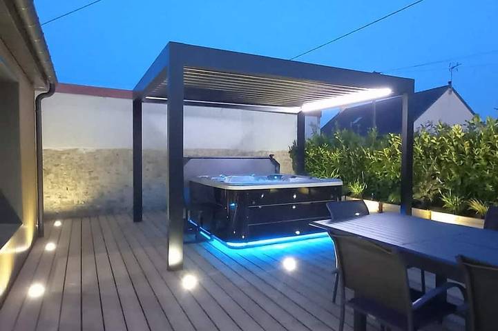 Gîte pour 6 personnes, avec jardin et jacuzzi dans Joganville