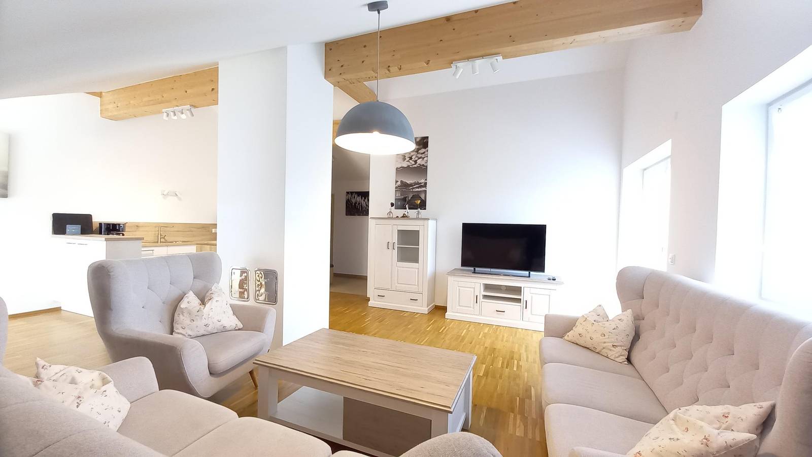 Ganze Ferienwohnung, Ferienwohnung Hans, 1 Schlafzimmer, Bad+Dusche/Wc in Nesselwang, Bayerisch Schwaben