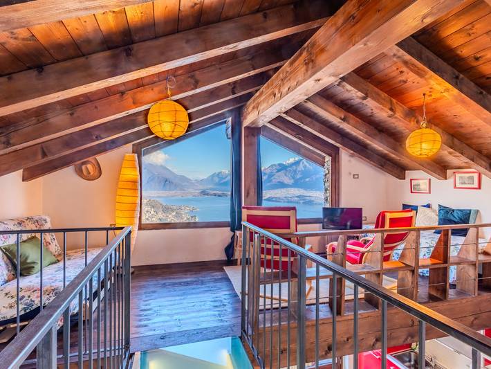 Ferienhaus für 4 Personen, mit Garten und Balkon sowie Seeblick am Comer See