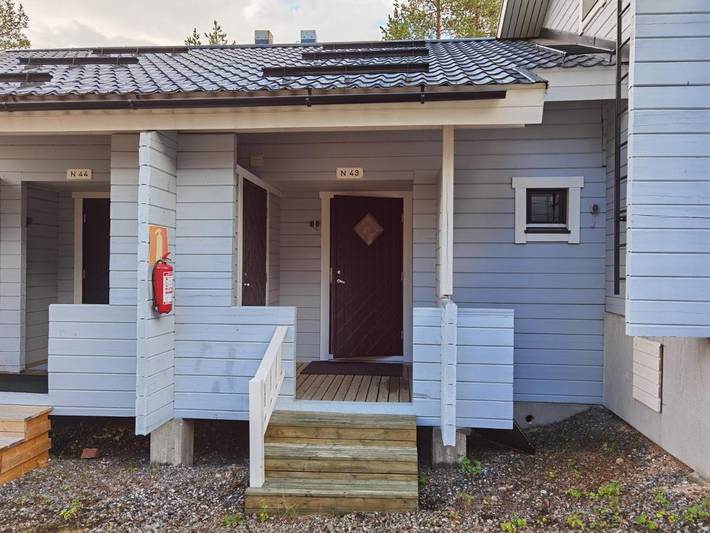 Location de vacances pour 5 personnes, avec terrasse ainsi que vue et sauna, adapté aux familles en Finlande