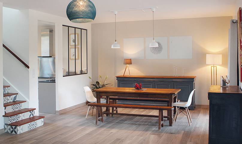 Gîte pour 10 personnes, avec terrasse ainsi que jardin et piscine à Brech - 3