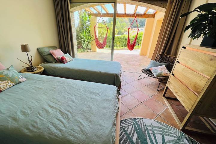Charming Villa with Large Pool & Independent Studio near Old Town of Valbonne in Valbonne, Mediterranean Coast (France)