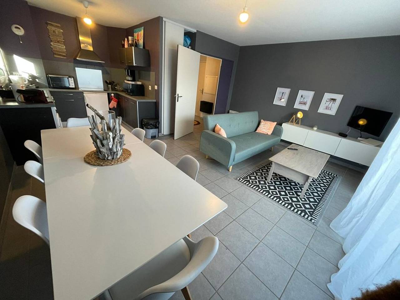 Appartement entier, Appartement en rez-de-jardin à 100m de la plage avec terrasse et parking in Capbreton, Côte d’Argent