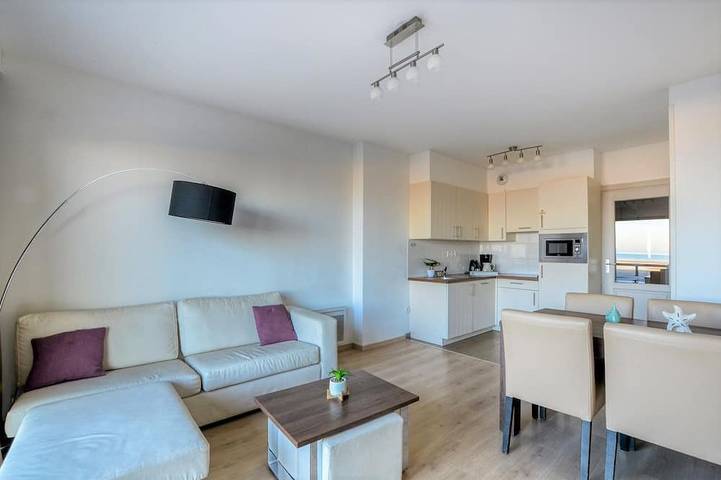 Maison de vacances pour 6 personnes, avec balcon, animaux acceptés à Bray-Dunes