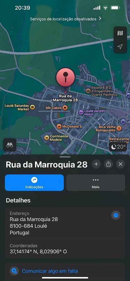 Chalet para 2 pessoas em Loulé