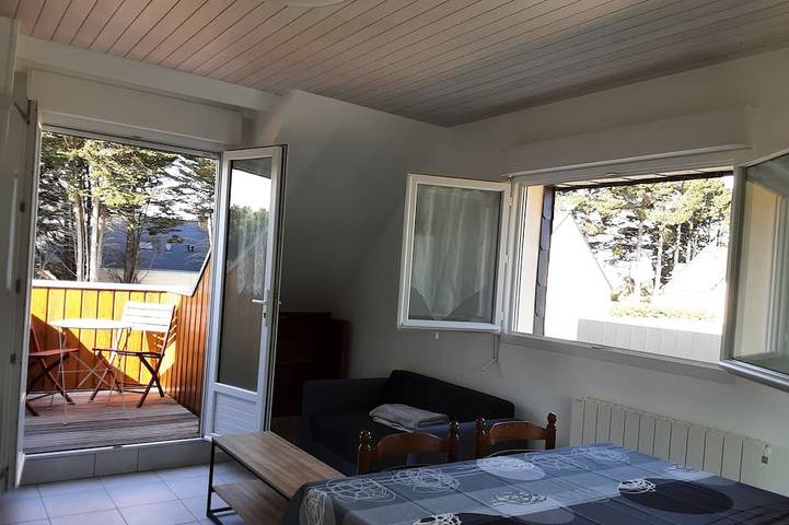 Ganze Wohnung, Wohnung im Obergeschoss für 2 Personen mit kleiner Terrasse in Saint-Gildas-de-Rhuys, Côte des Mégalithes