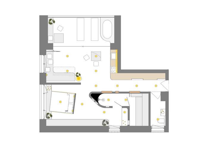 Ferienwohnung für 2 Personen, mit Garten und Sauna