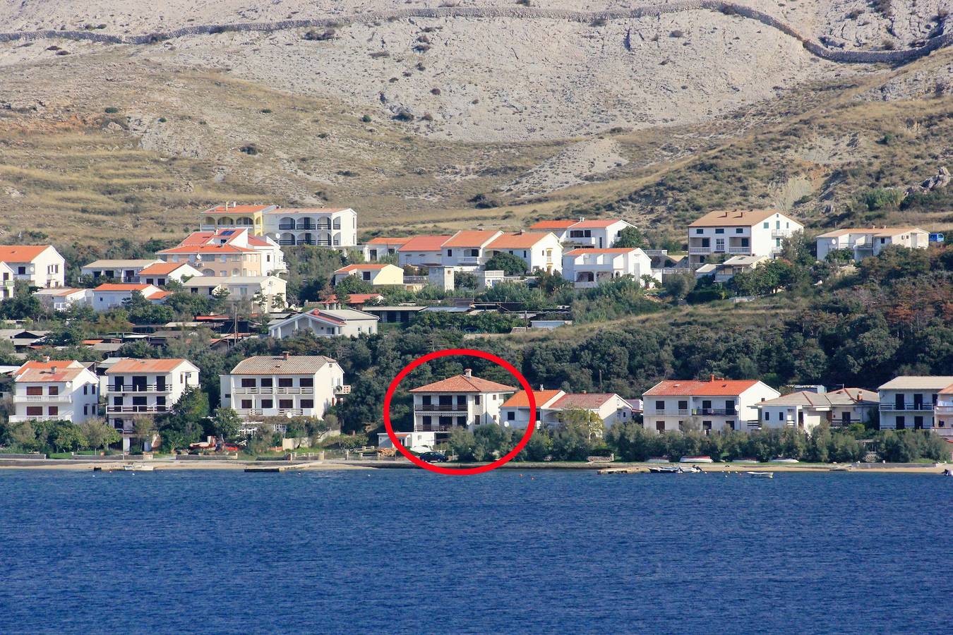 Cijeli apartman, Trosobni apartman uz plažu Pag -b in Grad Pag, Otok Pag