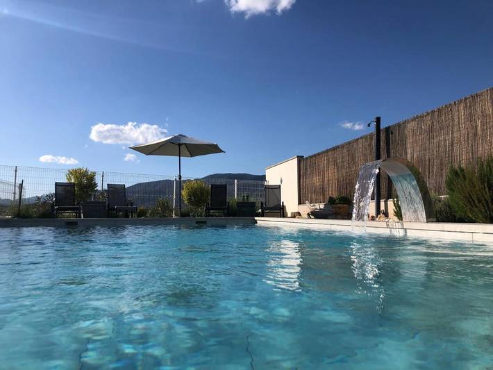 Casa rural para 16 personas, con Terraza y Jardín además de Piscina y Vistas en Caravaca de la Cruz