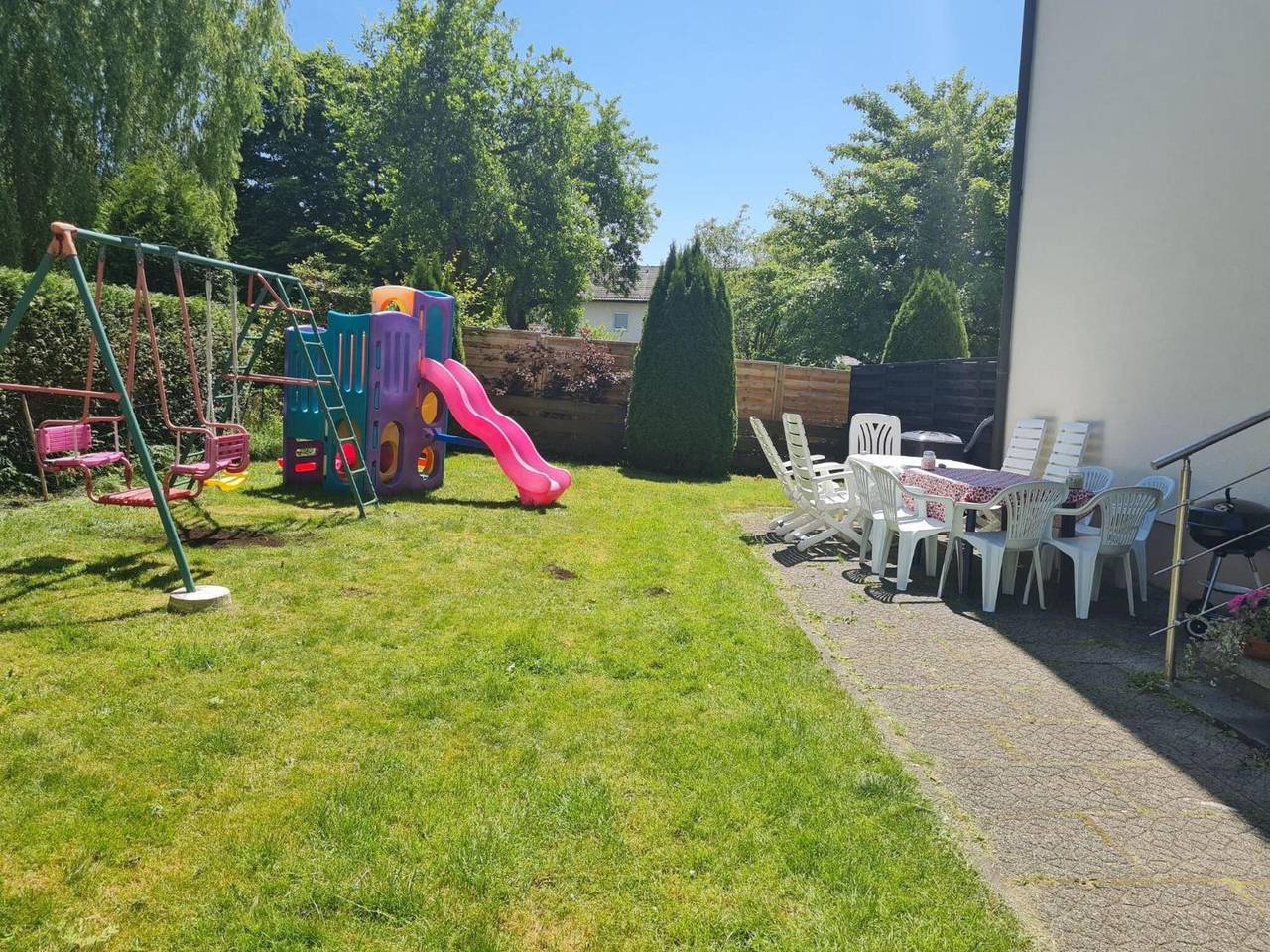 Ganze Wohnung, Apartment 'Fewo Lusen bis 6 Personen, Bergblick' mit Terrasse & privatem Garten in Frauenau, Ostbayern