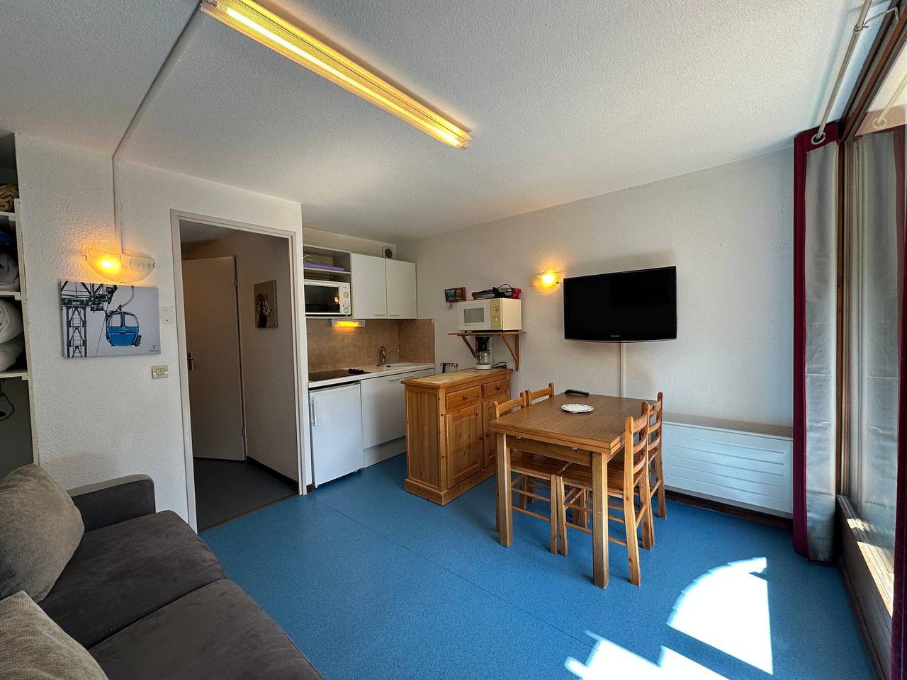 Ganzes Studio, Gemütliches Studio für 4 Personen, direkt an der Piste, Morillon 1100 in Station de Morillon, Grand Massif