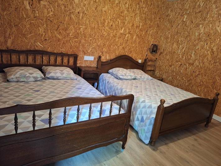 Maison de campagne pour 8 personnes, avec vue ainsi que vue sur le lac et terrasse à Cossé-le-Vivien - 4