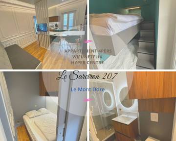Gîte pour 4 personnes dans Thermes Le Mont Dore