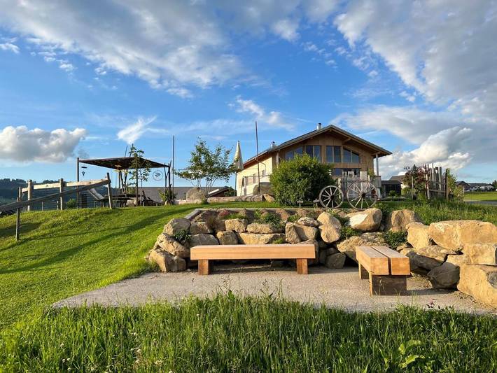 Ferienwohnung für 5 Personen, mit Balkon und Terrasse sowie Garten und Sauna in Krumbach (Vorarlberg)