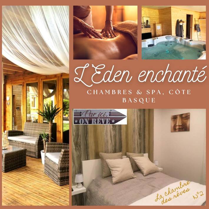 Chambre d’hôte pour 2 personnes, avec jardin et jacuzzi