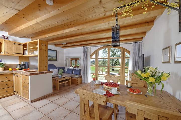 Ferienwohnung für 3 Personen, mit Garten und Sauna in Eggstätt