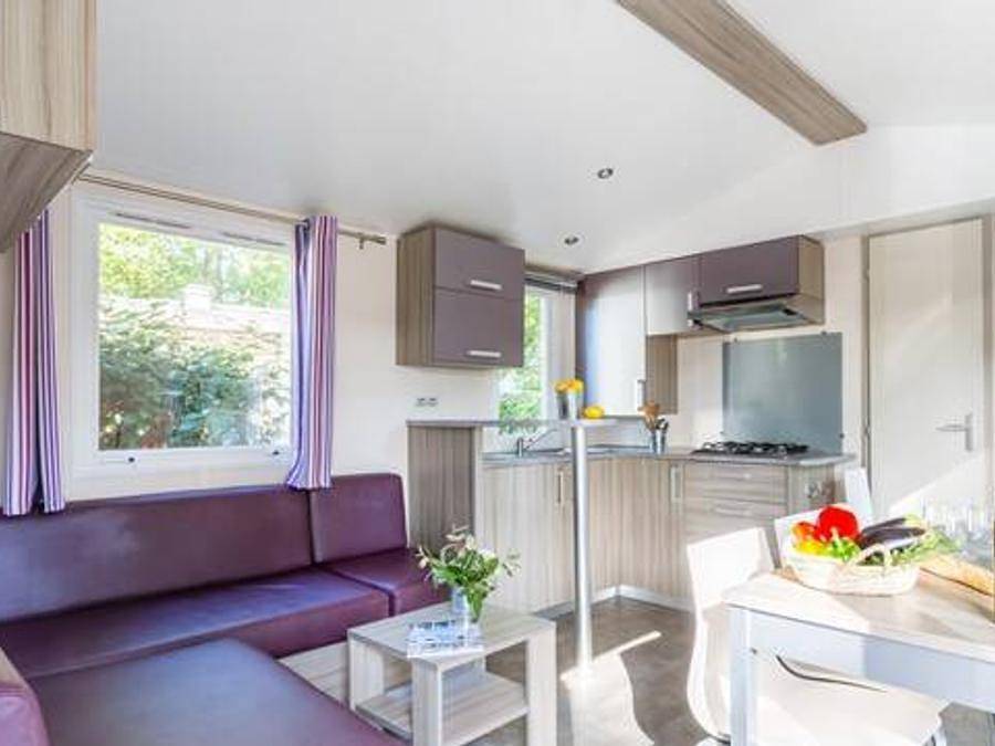 Camping Lou Pignada  - Mobilhome 4 personnes - Mobil-home | Comfort | 2 Ch. | 4 Pers. | Terrasse surélévée non couverte | Clim. in Messanges, Côte d’Argent