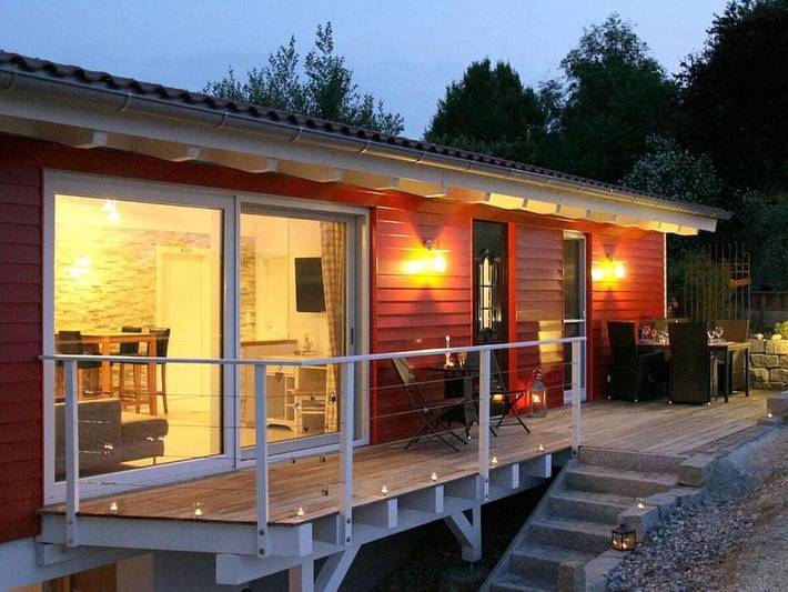 Ferienhaus für 4 Personen, mit Terrasse und Sauna in Welden
