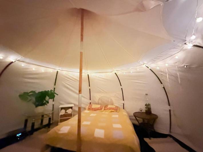 Tente pour 2 personnes, avec vue ainsi que piscine et jardin dans Haute-Vienne - 2