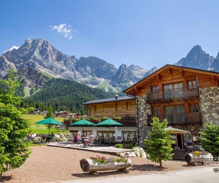 Appartamento per 2 persone, con Balcone e Terrazza nonché Giardino e Sauna a San Martino di Castrozza